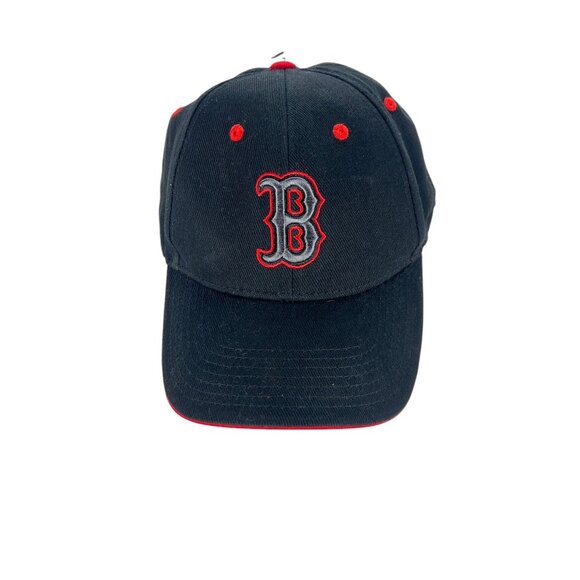 Boston Red Sox Kids Adjustable Baseball Cap Hat Black Casual Summer - Picture 1 of 10